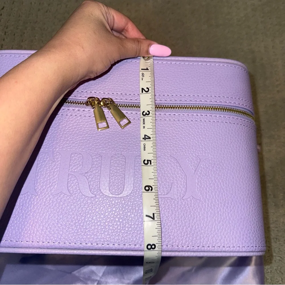 NEW Truly Amalfi Luxury Travel Trunk Purple/Gold
